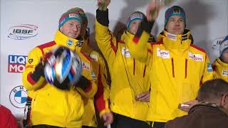 Highlights 4 man Bobsleigh worldcup4 Winterberg 2223 [upl. by Slack]