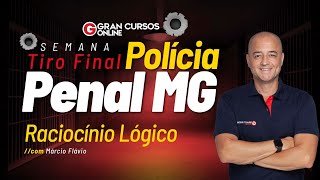 Tiro Final Polícia Penal MG – Raciocínio Lógico com Márcio Flávio [upl. by Elwee]