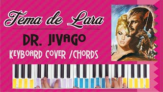 Tema de Lara teclado cover keyboard Dr Jivago partitura Laras Theme [upl. by Nayab]