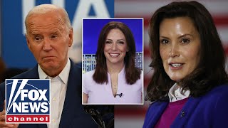 Wheres the loyalty Tudor Dixon questions Gov Whitmers absence from Biden rally [upl. by Nezah825]