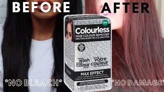 How I Remove Hair Color Without Bleach  HeyItsLey [upl. by Kemeny]