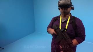 HTC Vive Tracker Demos  CES 2017 [upl. by Hannavas787]