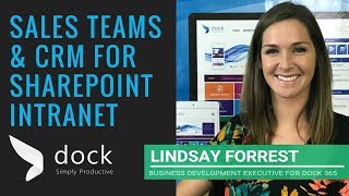 SharePoint Intranet for Sales Team Management and CRM [upl. by Nahtonoj]