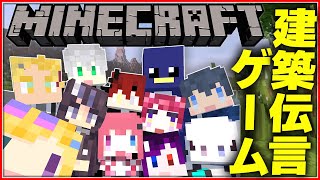 【🔴マイクラ】建築伝言ゲーム「MFPコラボ」【個人Vtuberジョニー大佐】 [upl. by Noed812]