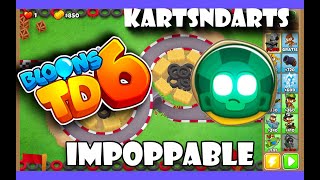 Bloons TD 6  KartsnDarts  Impoppable  Inestourável  Hard [upl. by Ahsykal]