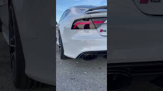 AUDI RS7 REVVING UP🥵 [upl. by Dixie]