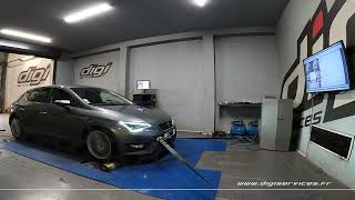 Seat Leon 5f 20 TDI 150cv Reprogrammation Moteur  190cv Digiservices Paris 77 Dyno [upl. by Arbas607]