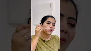 మూతి మీద hair ని ఇలా shave చేస్తాను…  unwanted hair removing tip unwanted hairremoval useful [upl. by Terraj27]