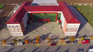 Drone view of the International School of Prishtina 🏫 [upl. by Kellsie]