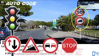 2023 Nouveau examen théorique code de la route ✅ permis de conduire france 😘 test 1 [upl. by Cadell76]