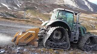 Fendt 720 à chenilles pentes extrêmes dans les Pyrénées [upl. by Soloman211]