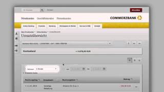 Commerzbank Online Banking Guided Tour [upl. by Odnanref]