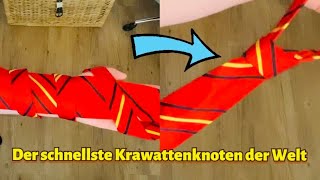 Einfacher Krawattenknoten Anleitung  Krawattenknoten Tutorial  Krawatten binden leicht gemacht [upl. by Erde28]