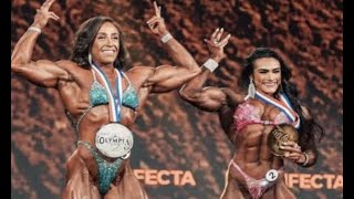 Sarah Villegas vs Natalia Abraham Coelho 2023 Ms Olympia First Callout [upl. by Ultima601]