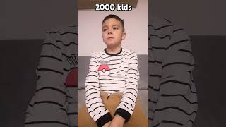 2024 kids VS 2000 kids music song [upl. by Jacquenetta]