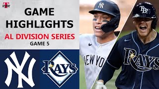 New York Yankees vs Tampa Bay Rays Game 5 Highlights  ALDS 2020 [upl. by Nayhr]