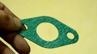 Laser cutting of gasket sheets CNC milling vs laser diode cutting Engine repair component [upl. by Wurster]