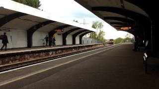 Train at Malden Manor Station  Old Malden [upl. by Atrim]