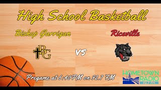 Bishop Garrigan vs Riceville Girls Playoff Basketball [upl. by Ahsenhoj780]