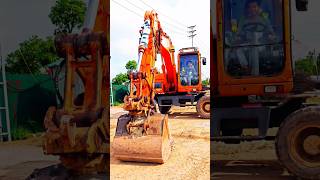 Máy xúc biểu diễn lắp cặp gầu excavator [upl. by Howlan975]