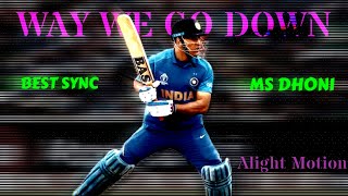 MS DHONI WhatsApp Status Best Sync 🥵🥶4k 60fps M S Dhoni Status [upl. by Roskes]