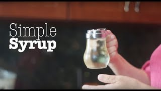 QUICK AND EASY How To Make Simple Syrup [upl. by Occer604]