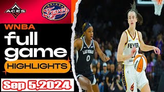 Las Vegas Aces VS Indiana Fever FULL GAME HIGHLIGHTS  September 5 2024 Women’s Basketball [upl. by Naol]