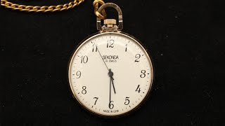 Vintage Pocket Watches quotSekondaquot 19 jewels made in USSR [upl. by Bonnee]