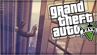 GTA 5 Funny Moments  King of the Skyscraper amp Epic Racing GTA V Online [upl. by Sucam]