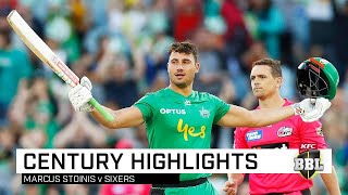 Super Stoinis smashes highest score in BBL history [upl. by Burch]