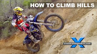 How to climb hills on dirt bikes ∣ Cross Training Enduro [upl. by Thormora]