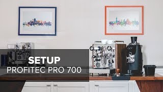 Profitec Pro 700 Espresso Machine Setup Guide [upl. by Earas]