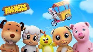 Food Song For Toddlers  Nursery Rhymes  Baby Rhymes  3D Rhymes by Farmees [upl. by Nirrep]