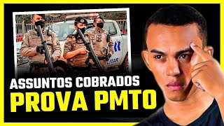 CONCURSO PMTO Conteúdos cobrados na prova de Soldado [upl. by Eicak328]