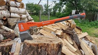 Husqvarna S2800 Splitting Axe Review amp Demo  Is It Worth It [upl. by Labotsirc]