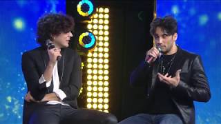 Intervista a Ermal Meta e Fabrizio Moro Radio Italia – Sanremo Italiano 2018 28012018 [upl. by Sicnarf]