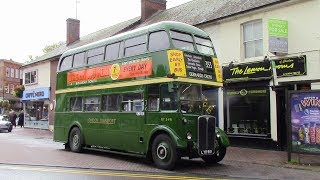 AEC Regent RT 3491 Route 353 Chesham Broadway ⇒ Gerrards Cross Amersham amp High Wycombe Day 2017 [upl. by Ayerdna]