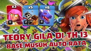 TH 13 WAJIB COBA  BASE MUSUH AUTO RATA  COCOK JUGA UNTUK WAR [upl. by Terese]