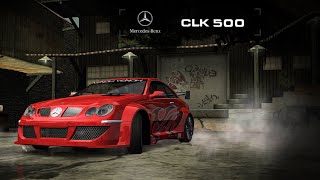 Need for Speed Most Wanted MercedesBenz CLK 500 customization and race [upl. by Pierpont]