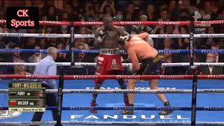 Fury vs Wilder 3  Tyson Furys 2 Knockdowns In Round 4 [upl. by Barney]