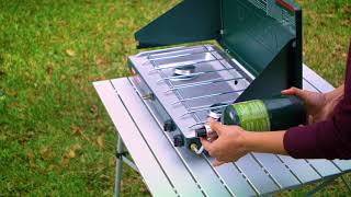 How To Use Your Coleman Classic Propane Gas Camping Stove [upl. by Ronoc]