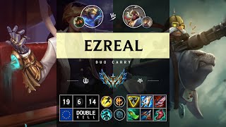 Ezreal ADC vs Corki  EUW Challenger Patch 1413 [upl. by Haslett]