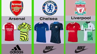 All Premier League home Kits 2324  Away Kits 2324 [upl. by Hashimoto]