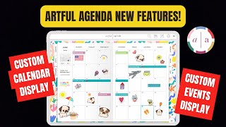 Artful Agendas New Custom Calendar Display Settings No More Calendar Clutter [upl. by Verlee]