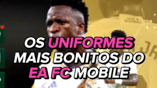 UNIFORMES MAIS BONITOS DO FC MOBILE VERSÃO ATUALIZADO fifamobile fifa fc24 [upl. by Yramliw]