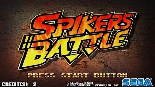 Spikers Battle  SEGA NAOMI  HD  DEMUL EMULATOR [upl. by Sella177]