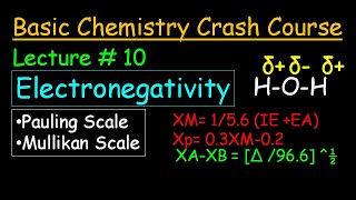 What is Electronegativity How to find electronegativity Pauling scale Mullikan scale [upl. by Corwin121]