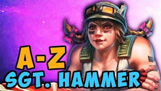 Sgt Hammer A  Z  Heroes of the Storm HotS Gameplay [upl. by Adan]