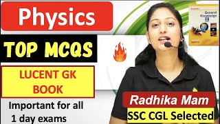 Lucent GK Book Top MCQs of Physics by Radhika Mam 🔥 [upl. by Namielus]