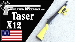 Taser X12 XREP A Taser in a Shotgun Shell [upl. by Fisuoy127]